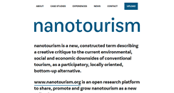 Desktop Screenshot of nanotourism.org