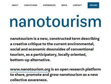 Tablet Screenshot of nanotourism.org